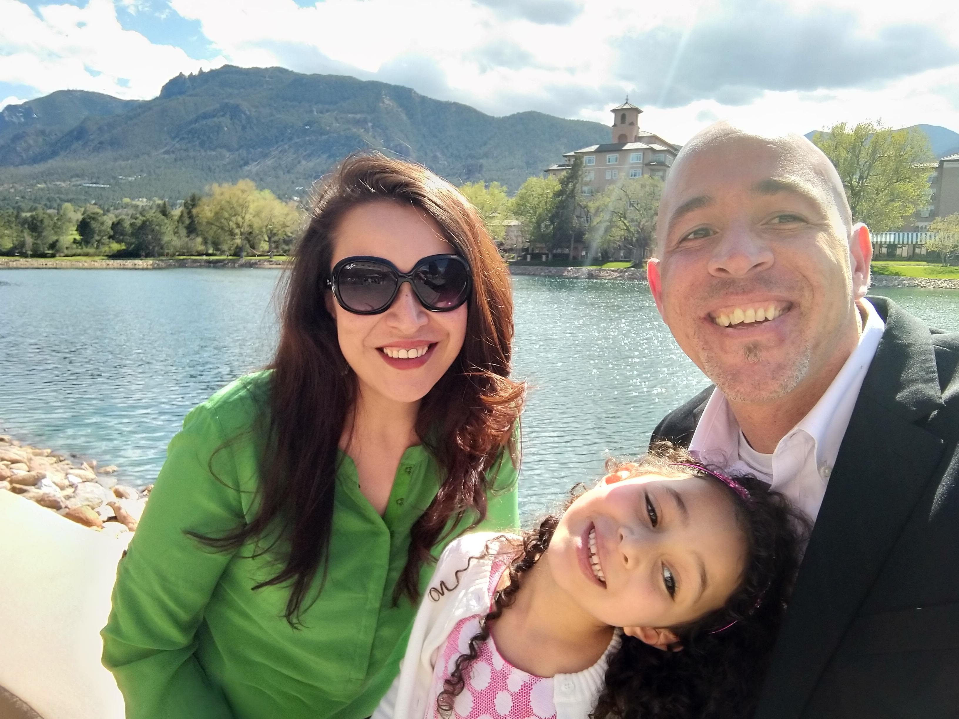 Kris Brader and family